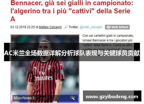 AC米兰全场数据详解分析球队表现与关键球员贡献 AC米兰全场数据详解分析球队表现与关键球员贡献